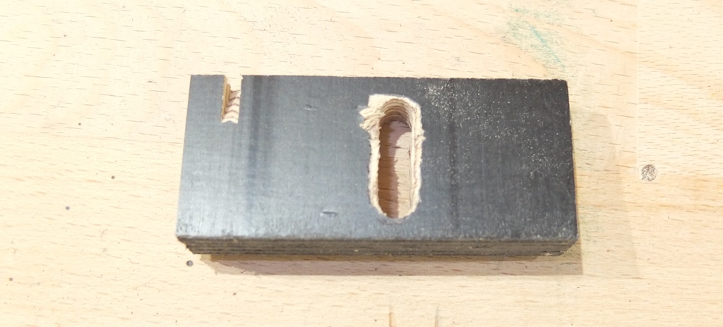 DeWALT DWE7492 Frästisch Halter klein mit Langloch
